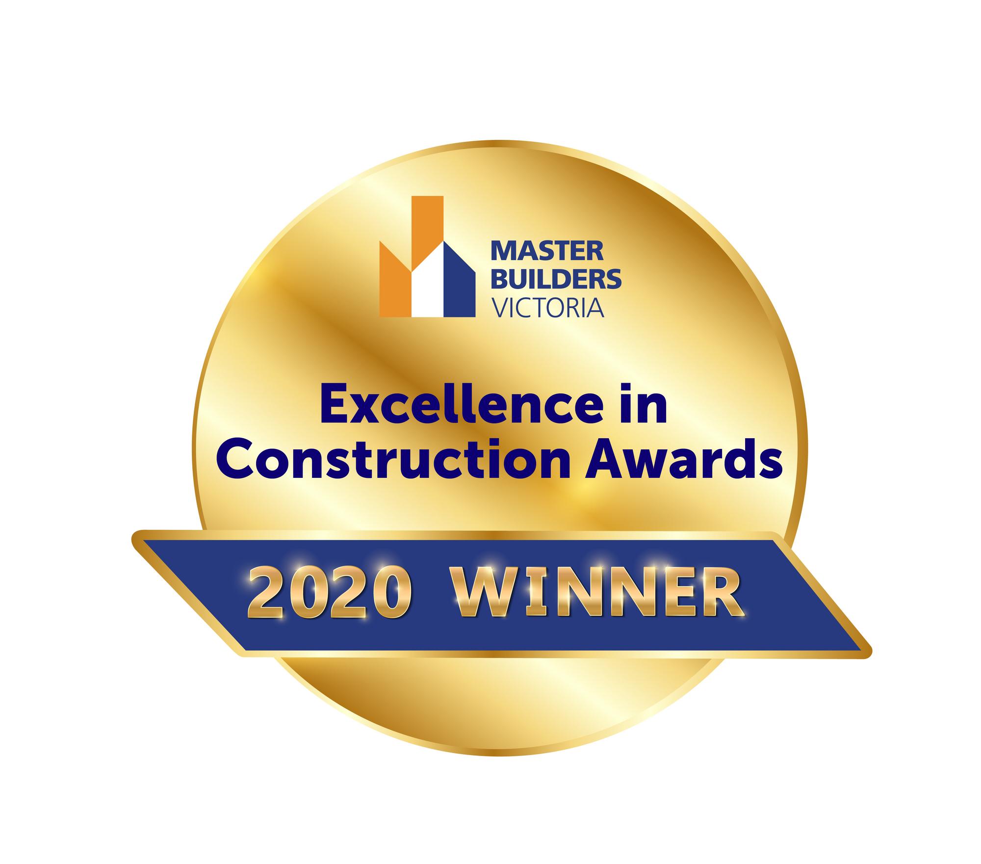 2020 Master Builder Excellence in Construction Awards